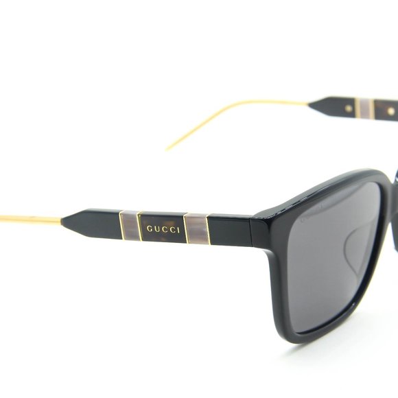 NEW GUCCI GG0599SA 001 BLACK/GREY AUTHENTIC SUNGLASSES 56-16-145 main image 7